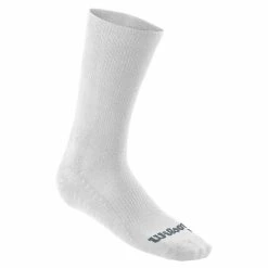 Promo ✨ Wilson Men's Rush Pro Crew Sock White ✔️
