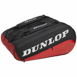Best Pirce ⌛ Dunlop CX Performance Thermo 12 Racket Bag Black Red 🌟