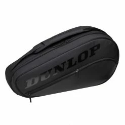 Cheap ⭐ Dunlop Team 3 Racket Thermo Bag Black Black ❤️