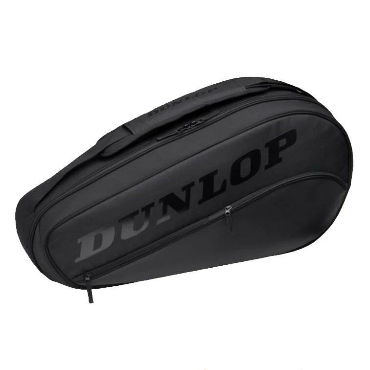 Cheap ⭐ Dunlop Team 3 Racket Thermo Bag Black Black ❤️