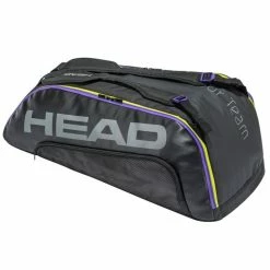 New 🎁 Head Tour Team 9R Supercombi Racket Bag Black Purple 🛒