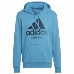 Top 10 🛒 Adidas Men's Tennis Graphic Hoodie Blue 🔥
