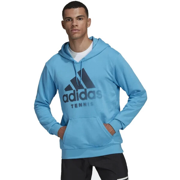 Top 10 ๐ Adidas Men's Tennis Graphic Hoodie Blue ๐ฅ - Image 2