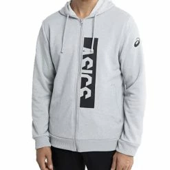Budget 🤩 Asics Entry Sweat FZ Hoodie Mid Grey 🛒