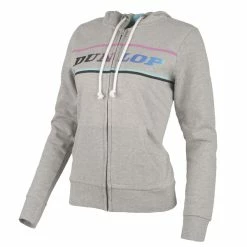 Buy 🥰 Dunlop 👩 Women's Zip Hoodie Grey ⭐