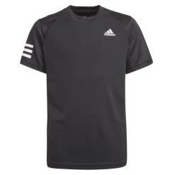 Best deal 😉 Adidas Boys 3 Stripes Club Tee Black ⌛