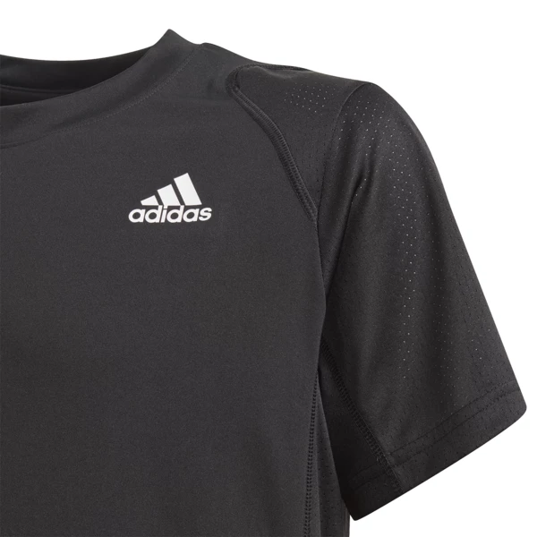 Best deal ๐ Adidas Boys 3 Stripes Club Tee Black โ - Image 4