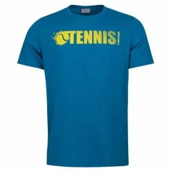 Wholesale 🥰 Head Boys Font T-Shirt Blue Yellow 🧨