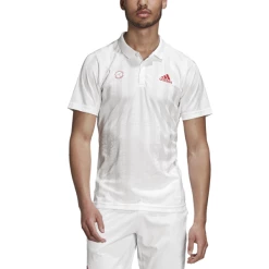 Brand new 👍 Adidas Men's Freelift Tennis Polo Engineered White 😀
