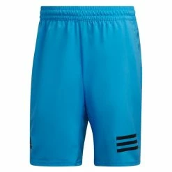 Outlet 😉 Adidas Men's Club 3 Stripe Short Pulse Blue 👏