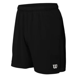 Deals 💯 Wilson Men's Rush 7 Tennis Woven Short Black 🎉