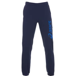 Buy 🎁 Asics Men's Big Logo Sweat Pant Peacoat Heather Asics Blue ❤️