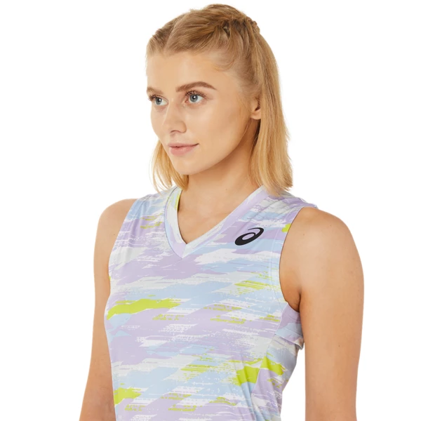 Promo 🌟 Asics 👩 Women's Match Graphic Tank Murasaki 😀 - Image 4