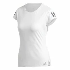 Cheap 😉 Adidas 👩 Women's Club 3 Stripe Tee White ✨