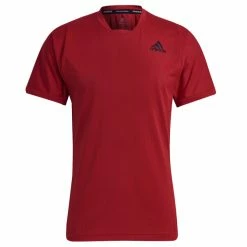 Hot Sale 👍 Adidas Men's Freelift Tee Primeblue Scarlet 🎉