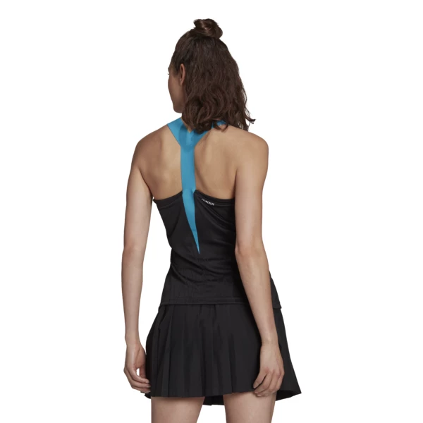 Deals ๐ Adidas ๐ฉ Women's Y-Tank Primeblue Black Sonic Aqua ๐ฏ - Image 3
