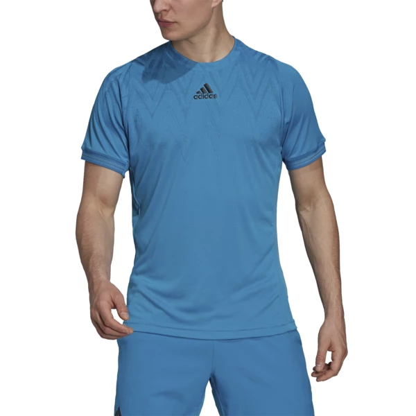 Deals ๐ฏ Adidas Men's Freelift Primeblue Tee Sonic Aqua ๐งจ