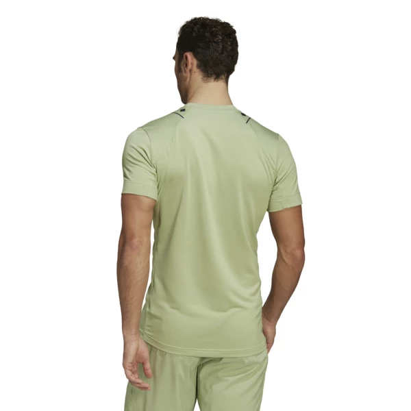 Budget โจ Adidas Men's Paris Freelift Tee Green ๐งจ - Image 4