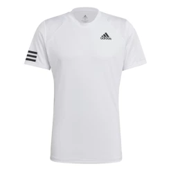 Wholesale 🌟 Adidas Men's Club 3 Stripe Tee White 🎁