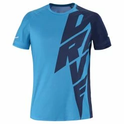 Deals 💯 Babolat Men's Drive Crew Neck Tee Drive Blue 👏