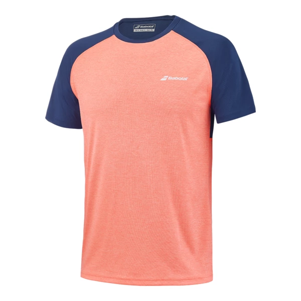 Cheapest ⭐ Babolat Mens Play Crew Neck Tee Fluo Strike Estate Blue 😀 - Image 3