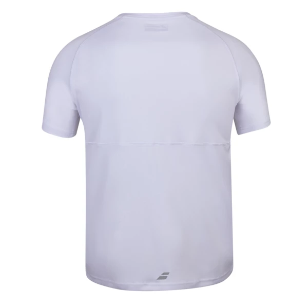 Discount 🤩 Babolat Mens Play Crew Neck Tee White 🔔 - Image 2