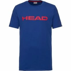 Brand new ✔️ Head Ivan Men's T-Shirt Royal Blue Red 🎉