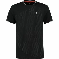Best deal 🧨 K-Swiss Men's Hypercourt Shield Crew Tee 2 Jet Black 😀