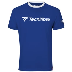 Cheapest 🥰 Tecnifibre Men's Cotton Tee Royal Blue 🧨