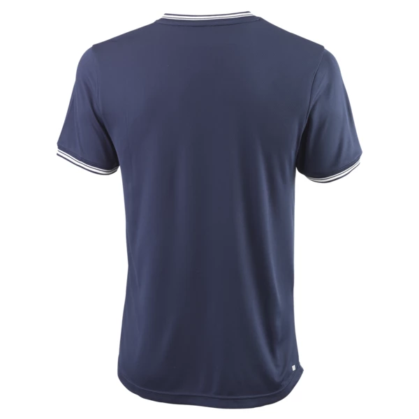 Cheapest 👍 Wilson Men's Team II High V-Neck Tee Navy 👏 - Image 2