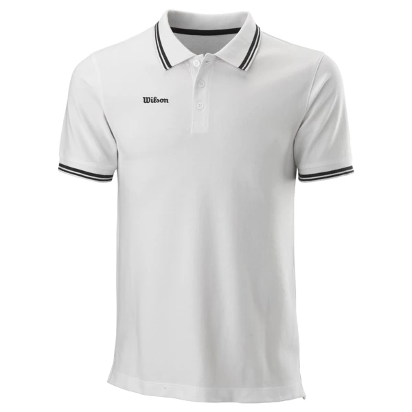 Best Sale ๐ Wilson Men's Team II Cotton Polo White โ
