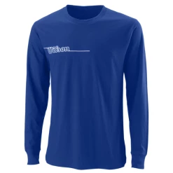 Wholesale 🧨 Wilson Men's Team II Long Sleeve Tech Tee Team Royal 🔥