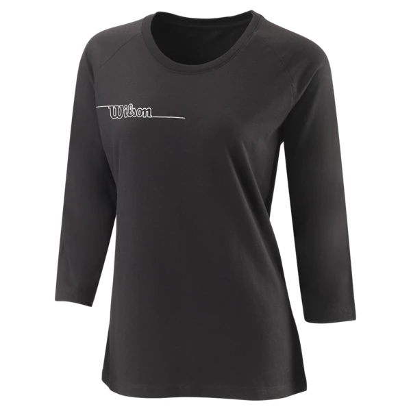 Best deal โจ Wilson ๐ฉ Women's Team II 3/4 Sleeve Tech Tee Black ๐ฅ