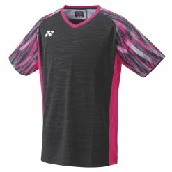 Outlet ⌛ Yonex Men's 10443 Performance T-Shirt Black ⭐