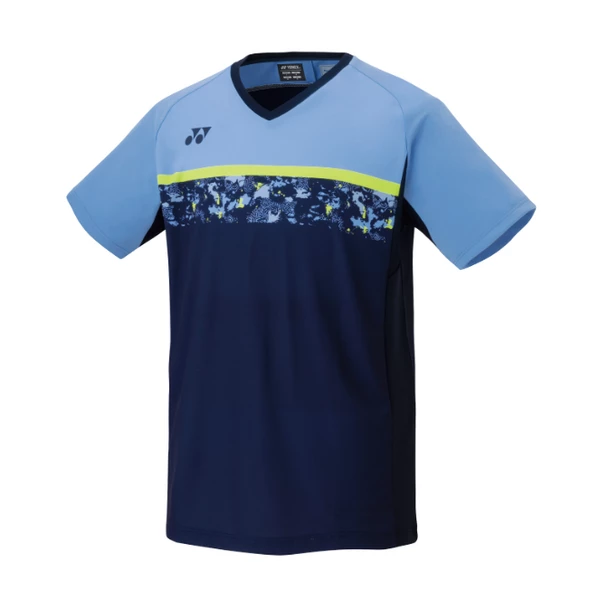 Discount 🔥 Yonex Men's 10440 Performance Crew Neck 👕 Shirt Navy Blue 🛒