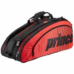 Promo ✨ Prince Tour Challenger 9 Racket Bag Red Black ⭐