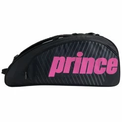 Cheapest 👍 Prince Tour Future 6 Racket Bag Black Pink 🥰