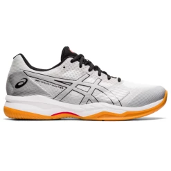 Flash Sale 💯 Asics Men's Gel Court Hunter 2 Indoor Court 👞 Shoes White Piedmont Grey 🛒