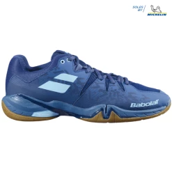 Promo ⭐ Babolat Shadow Spirit Men's Indoor 👞 Shoes Dark Blue 👏