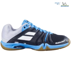 Brand new ✨ Babolat Shadow Team Men's Indoor 👞 Shoes Black Blue ✨