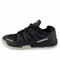 Wholesale 😍 Karakal KF ProLite Men's Indoor Court 👞 Shoe Black 2022 ⭐