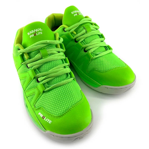 Flash Sale โค๏ธ Karakal KF ProLite Men's Indoor Court ๐ Shoe Green 2022 โญ - Image 2