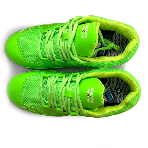 Flash Sale โค๏ธ Karakal KF ProLite Men's Indoor Court ๐ Shoe Green 2022 โญ - Image 3