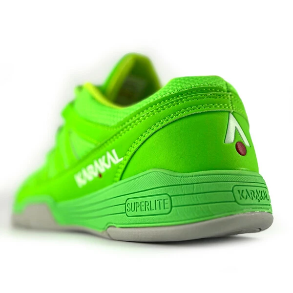 Flash Sale โค๏ธ Karakal KF ProLite Men's Indoor Court ๐ Shoe Green 2022 โญ - Image 5