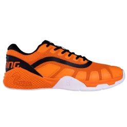 Hot Sale 💯 Salming Men's Kobra Recoil Indoor Court 👞 Shoe Neon Orange 🎉