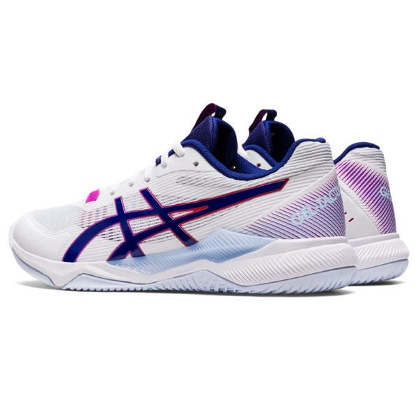 Cheap π Asics π© Women's Gel Tactic Indoor π Shoes White Dive Blue π - Image 5