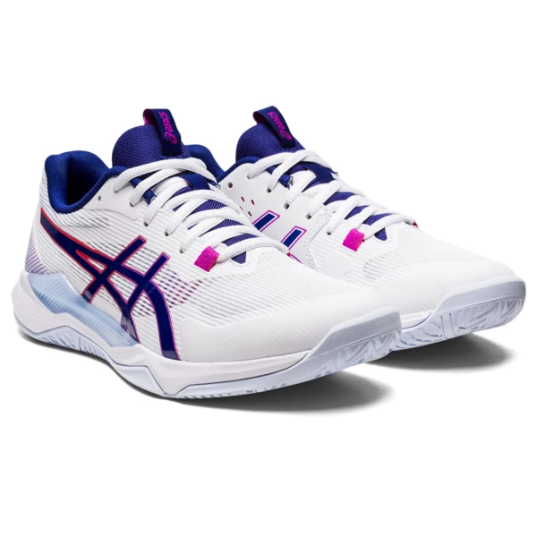 Cheap π Asics π© Women's Gel Tactic Indoor π Shoes White Dive Blue π - Image 6