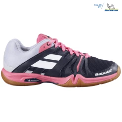 Coupon 🔔 Babolat Shadow Team 👩 Women's Indoor 👟 Shoes Black Pink 😍